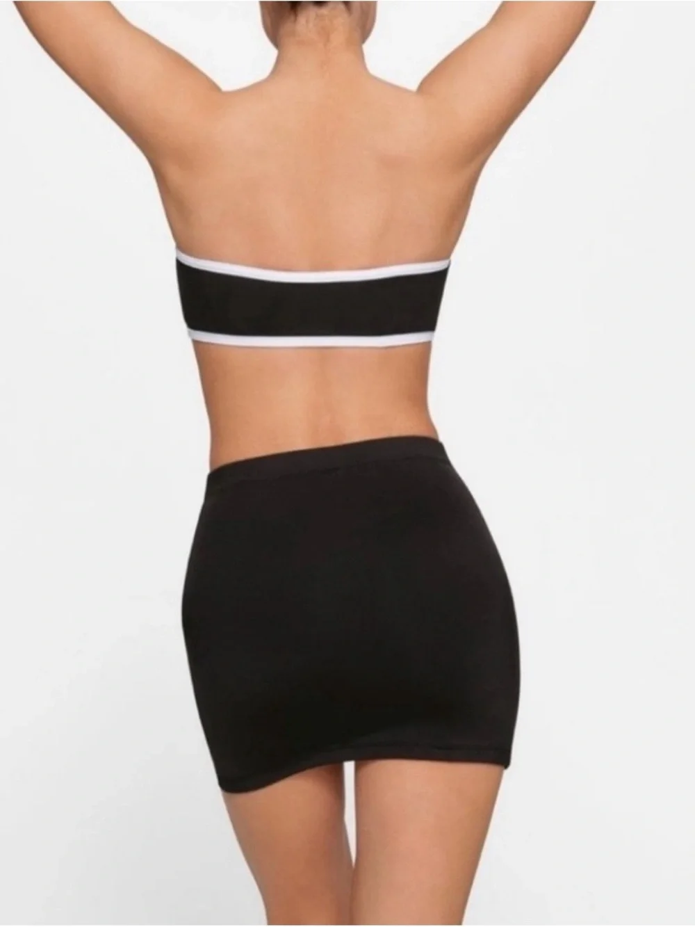 SKIMS Swim skirt AND high waisted thong